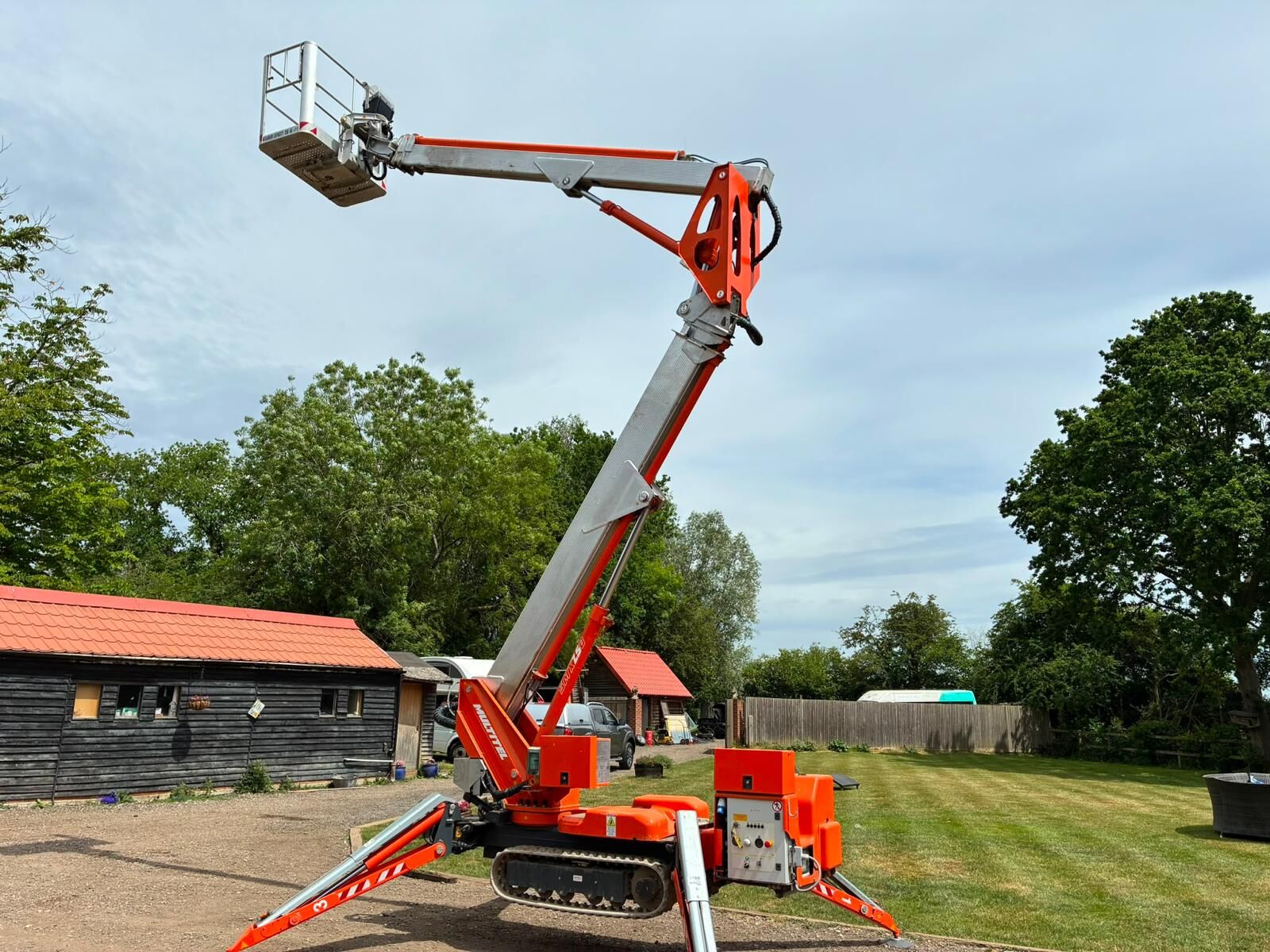 Compact Crawler Tracked Spider Boom Lift